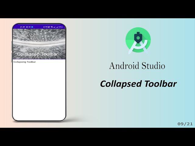 Collapsing Toolbar || Android Studio Tutorial