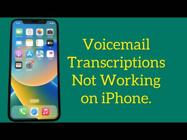 How to Fix iPhone Voicemail Transcription Not Working in iOS 16?