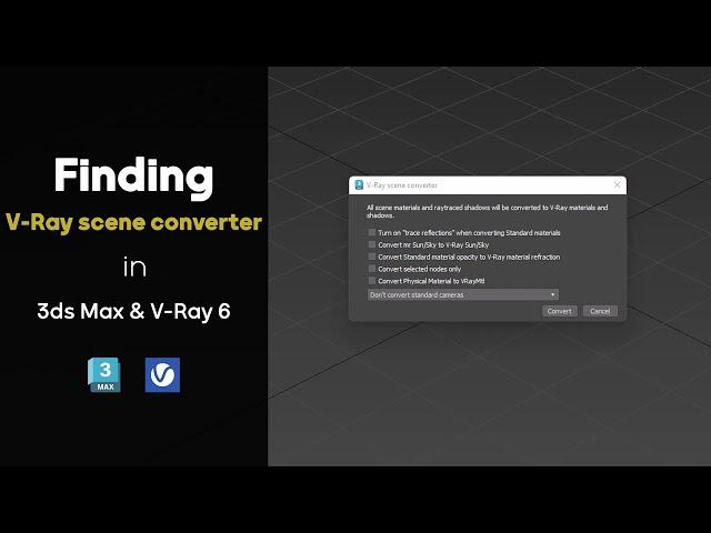 VRay Scene Converter in V-Ray 6