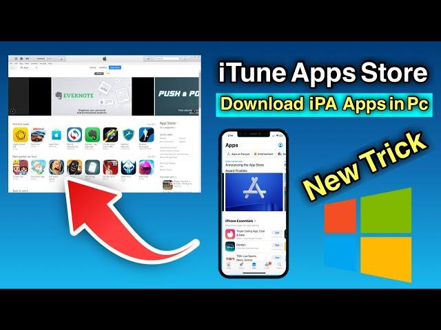 Open iTunes APPS Store in Windows 10 | Download and install iPA Apps By Pc |