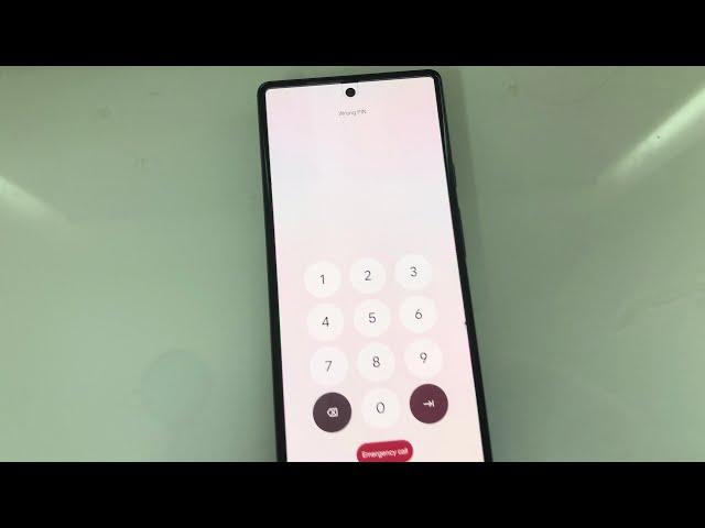 Google Pixel 6 reset forgot password , screen lock , pin, pattern…