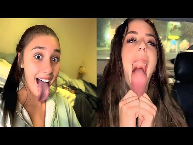 Long Tongue Pretty Girls Kissing 5 | lesbian