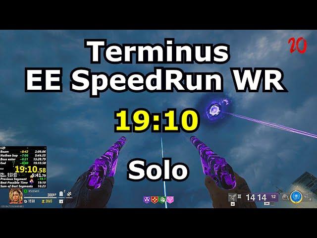 Terminus Easter Egg Speed Run World Record Solo 19:10 (black ops 6 zombies)