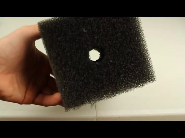 HOW TO: cheap and simple DIY aquarium filter - sponge filter