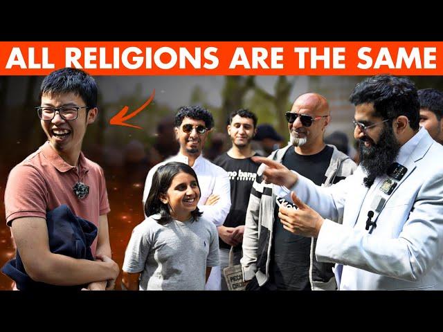 Chinese Student's Challenges to Islam Met with Facts | Smile2jannah | Speakers Corner | 4K