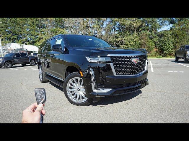 2021 Cadillac Escalade ESV Premium Luxury: Start Up, Walkaround, Test Drive and Review