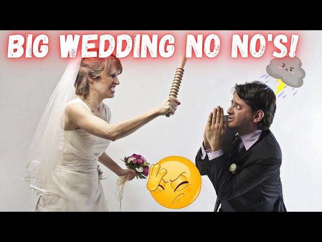 5 Things Wedding Photographers Should NEVER Do! Big Mistakes