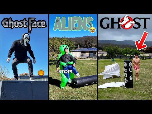 How Different Halloween Characters Fight (Part 1-3 Funny Compilation)