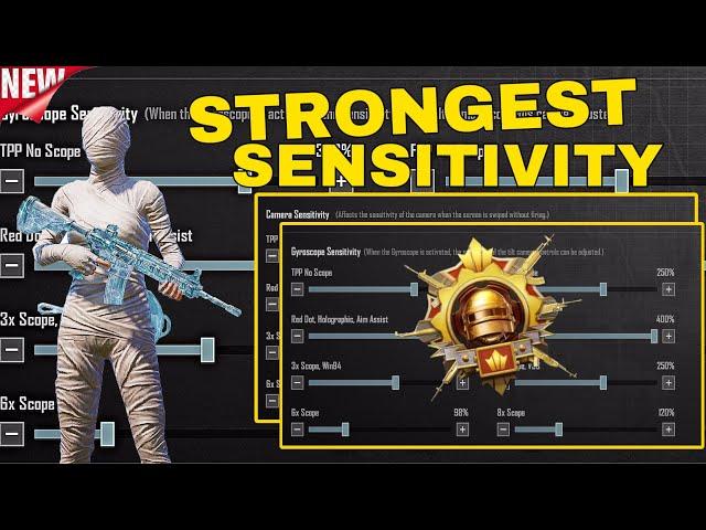 New Update 3.1️Best Sensitivity code + Control Settings Pubg Mobile /Bgmi Sensitivity Settings