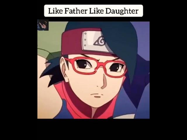 Sasuke and sarada (Like father like daughter)