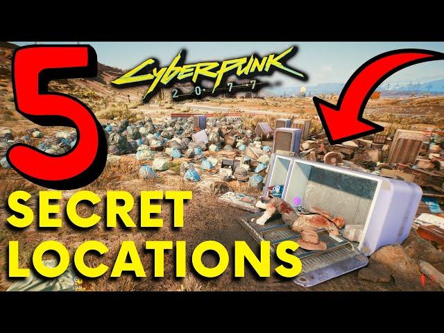 Cyberpunk 2077: 5 Secret Locations with Secret Loot! | Ep.1 (Cyberpunk 2077 Secrets)