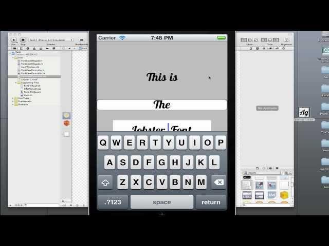 iPhone Programming - Making custom fonts with UIFont