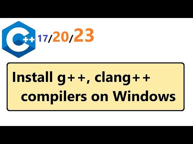 002 - (SETUP) Install GNU g++, LLVM clang++ compilers along with TBB on Windows