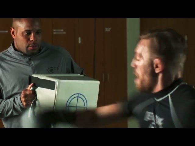 Daniel Cormier reacts to Conor McGregor Kicks