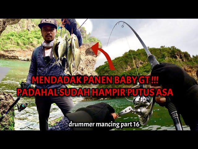 SPOT CASTING BABY GT DI PANTAI GUNUNG KIDUL | IKANNYA BANYAK BANGET‼️