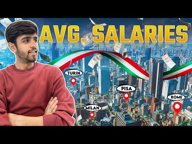 20 ITALIAN CITIES AVERAGE SALARIES IN 2025 REVEALED | WORK AND STUDY IN ITALY