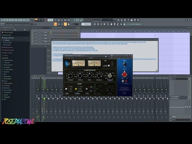 WaveShell Fl Studio Issues Error - It does not reopen the plugin when saving project.