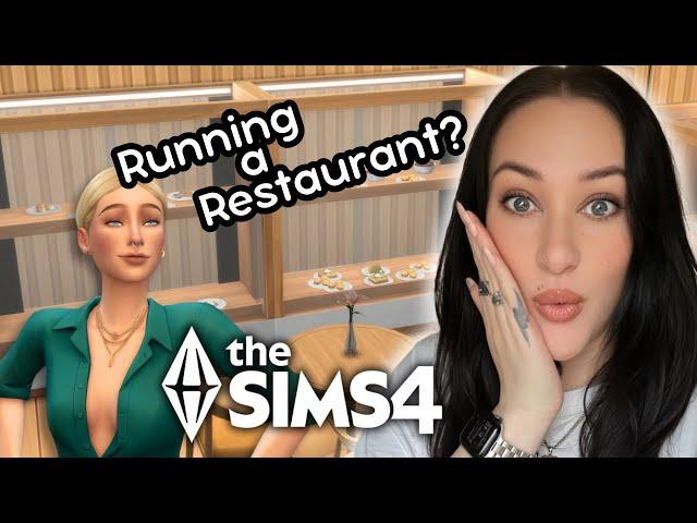 Can my sim run a restaurant with Businesses and Hobbies? | Sims 4 Expansion