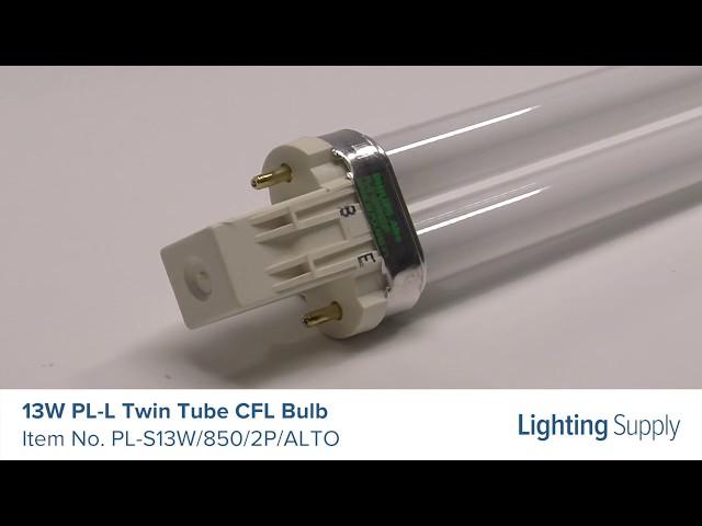 Philips 13W PL-L Twin Tube CFL Bulb (PL-S13W/850/2P/ALTO)