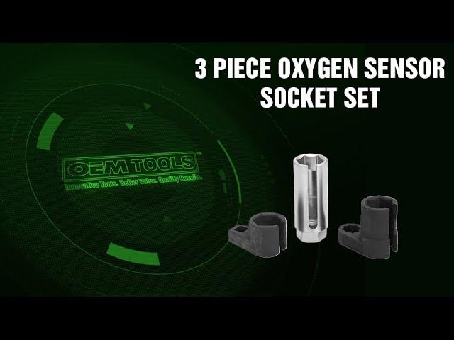 OEMTOOLS 27110 3 Piece Oxygen Sensor Socket Set