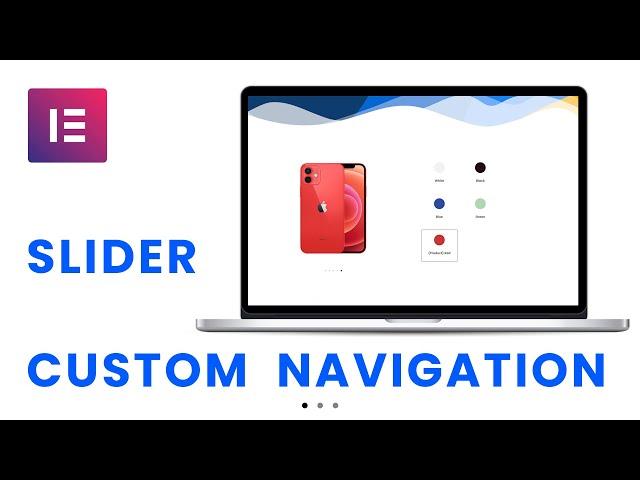 Slider with navigation in Elementor free - no plugin | Wordpress tutorial