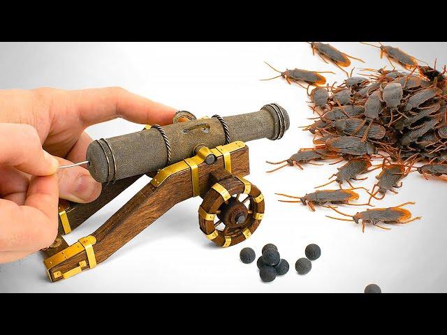 Realistic Pirate Cannon Ship VS Cockroaches | Director's Cut