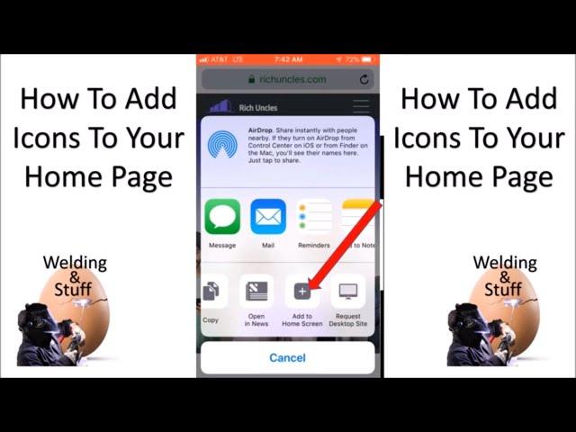 How To Add A Website Icon To Your Smart Phone Home Screen