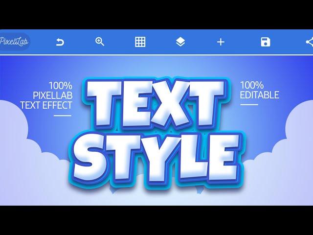 SMARTPHONE DESIGN: Mind-blowing  text effect created from SCRATCH on PIXELLAB only || TES