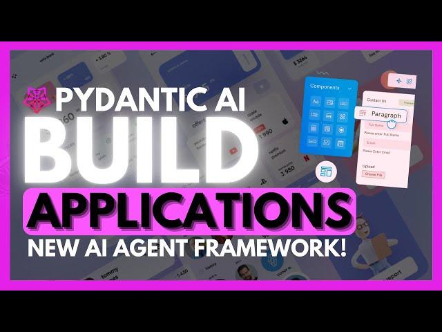 Pydantic AI: Build Production Grade Applications - NEW AI Agent Builder Framework!