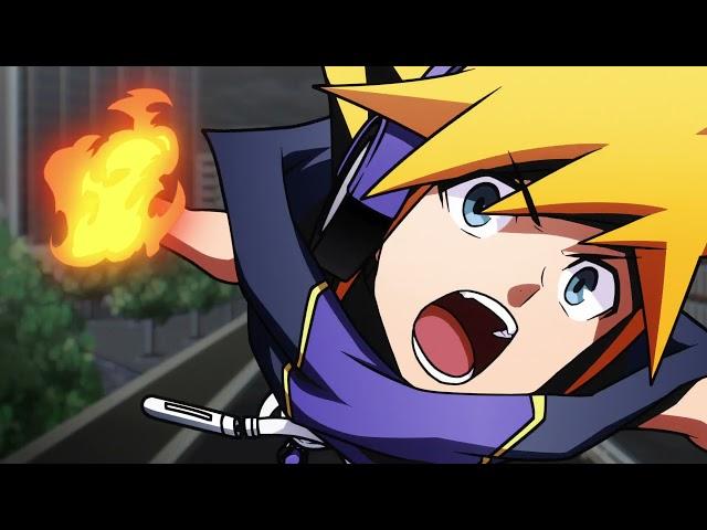 The World Ends With You Animation: Neku and Shiki vs Ovis Cantus