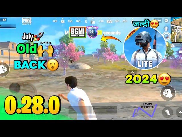 Pubg Lite Old 0.28.0 New Update 2024 | Pubg Mobile Lite Old 0.28.0 Back Update 2024 