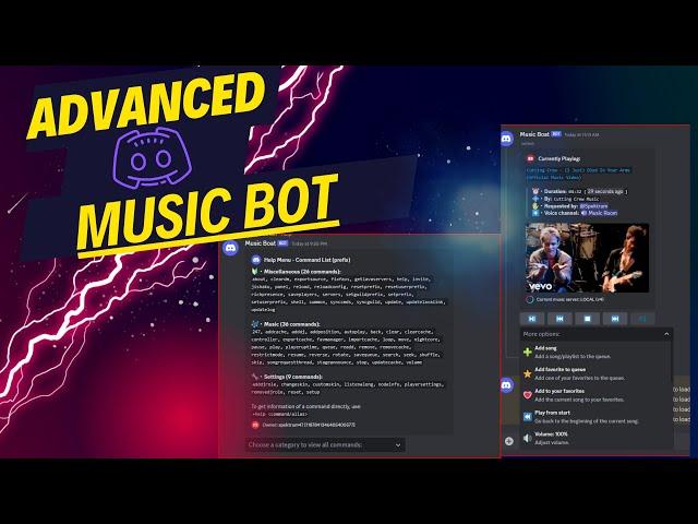 Make Your Own Advanced Discord Music Bot NOW!! (2024)