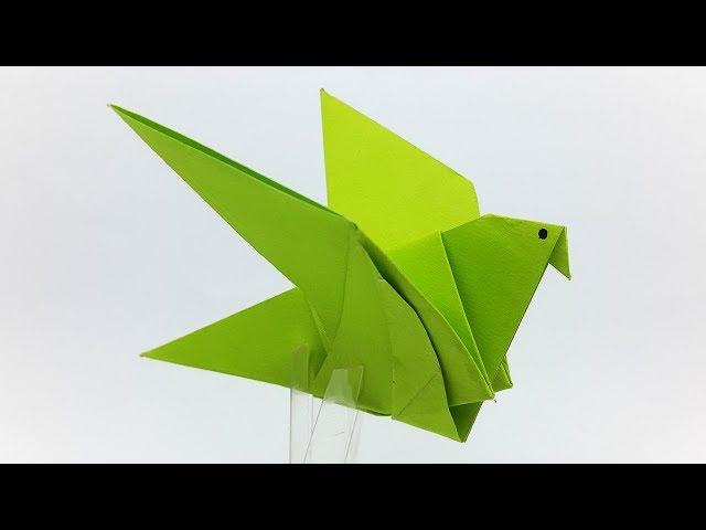 Origami Flapping Bird - How to make a Paper Bird Easy (DIY Crafts Tutorial)