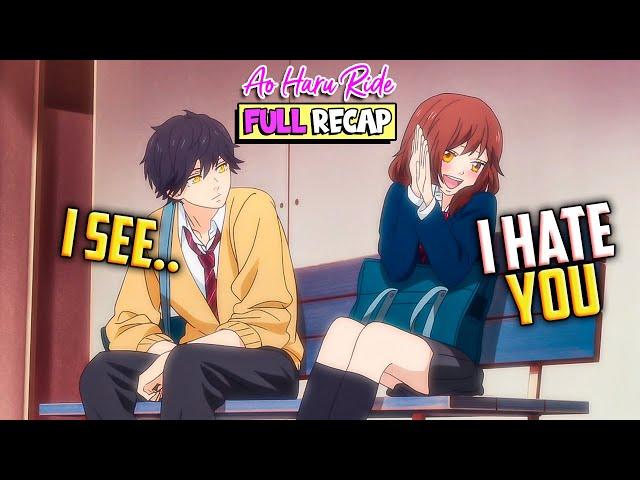 She Hates Men but fall in Love with the Most Popular Chad Guy in School Ao Haru Ride Full Recap