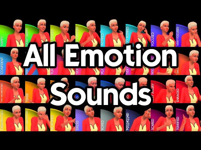 All Emotion Sounds in The Sims 4 (with HD images!)