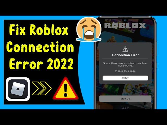 How to Fix Connection Error in Roblox Mobile 2022 | Roblox connection error Mobile