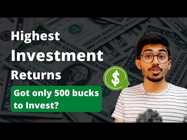 Best Investment with only Rs.500/$500! 