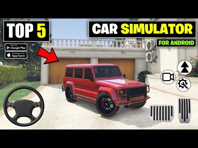 Top 5 Open World Car Driving Games For Android 2025 | Car Simulator Games