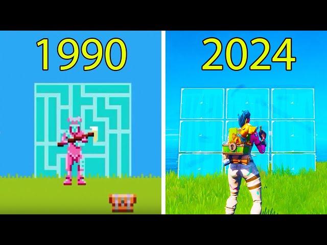 Evolution of Fortnite Battle Royale 1990-2024