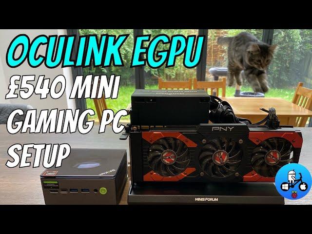 Minisforum DEG1 Oculink Dock. Ultra compact Gaming PC Setup with External GPU