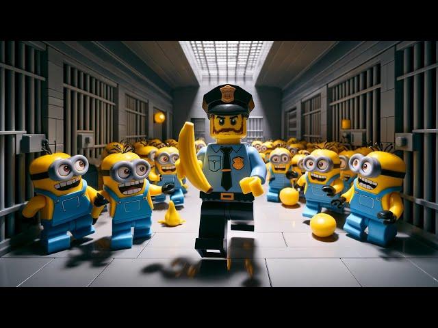 Minion entkommt aus dem Gefängnis: Banane stehlen - Lego Gefängnisausbruch