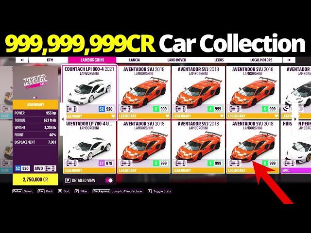 My *INSANE* Car Collection Tour In Forza Horizon 5!