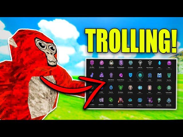 Trolling in Gorilla Tag With Voice Changer *Funny*