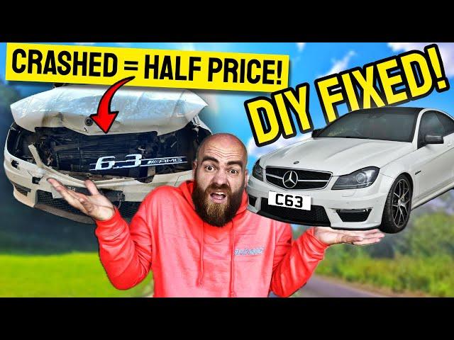 Is It Worth Buying Crashed Cars Anymore? - Mercedes C63