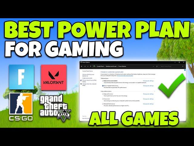 Best Power Plan Settings For Gaming - Boost FPS & Performance [Bitsum Highest Performance]