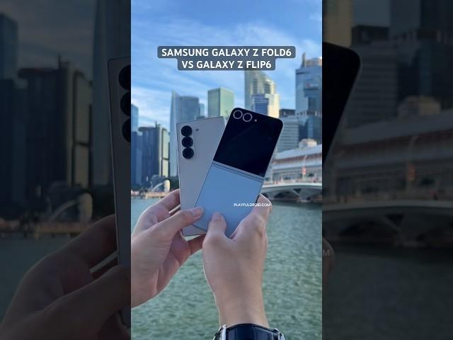 Camera Test: #GalaxyZFold6 vs #GalaxyZFlip6