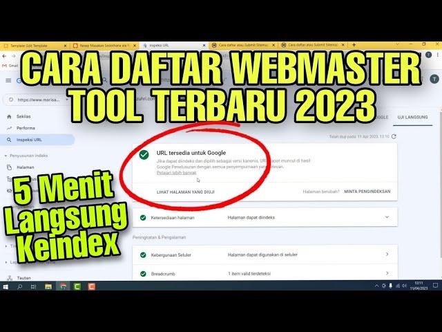 Cara daftar Blog ke Google Webmaster Tool terbaru 2023