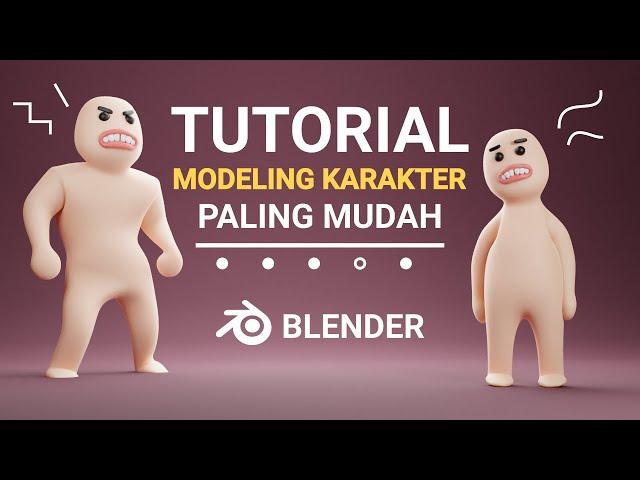 Tutorial Blender - Modeling Karakter Paling Mudah dan Cepat dengan Skin Modifier [BAHASA INDONESIA]