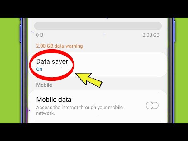 Data Saver Setting | Redmi Note 11 Pro