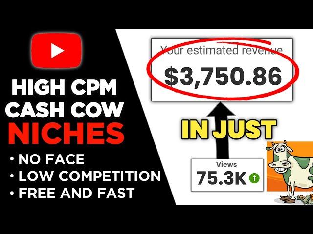 High CPM Niches For Youtube Cash Cow Channel